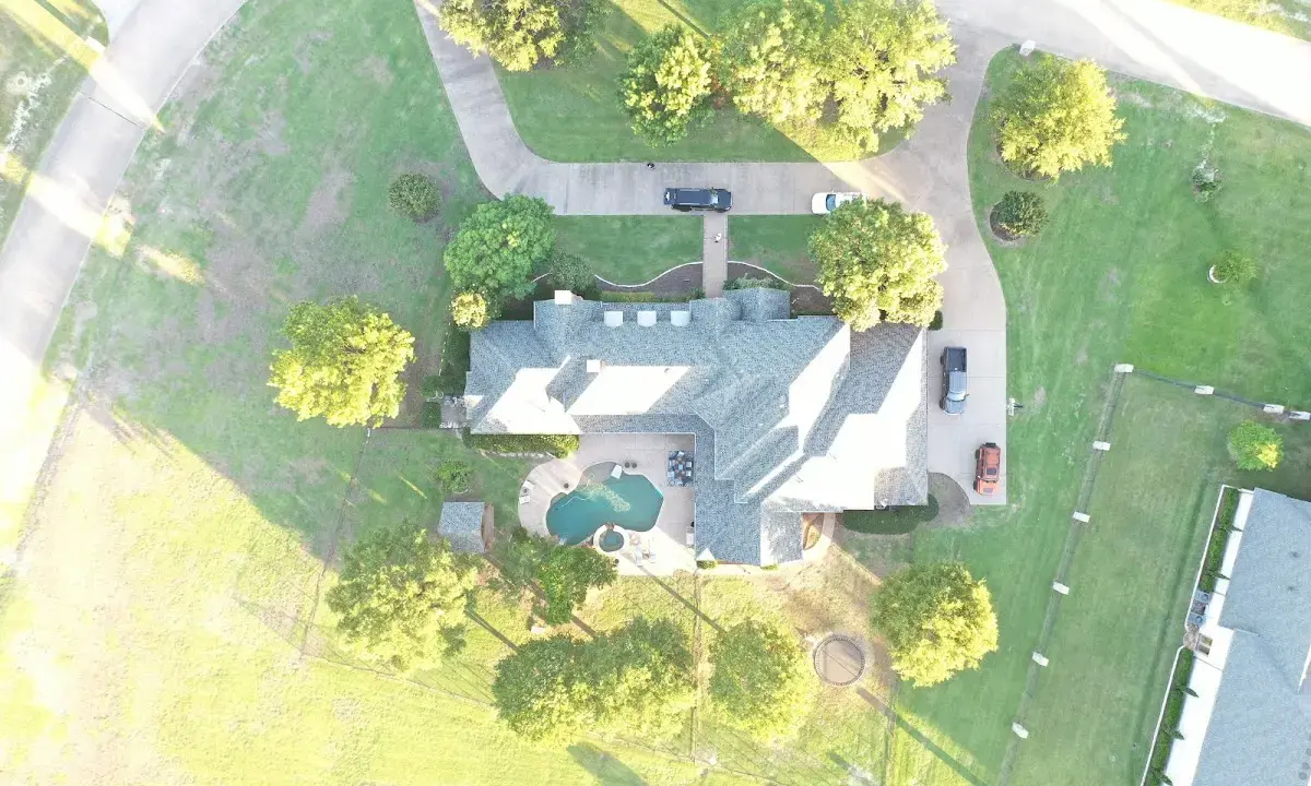 New shingle roof installation on a home in Cambria